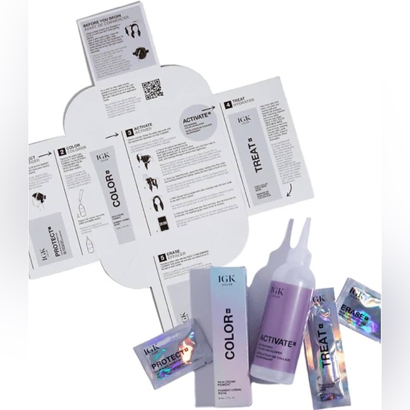 IGK Hair Color Kit - Light Natural Brown - Picture 5 of 5